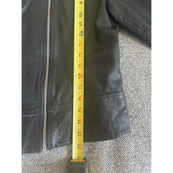 Soft, beautiful lambskin leather Belvedere Jacket from All Saints US size 10 - Picture 14 of 16